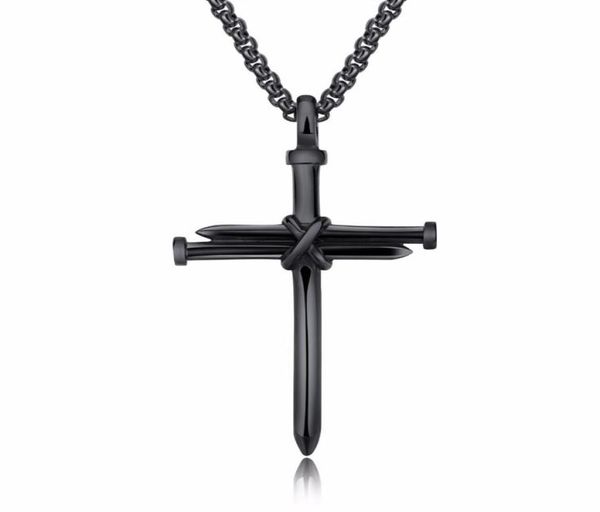 designer necklace stainless steel men women cross necklace religious gold silver black nail cross pendant necklace jewelry box lin5509958
designer necklace stainless steel men women cross necklace religious gold silver black nail cross pendant necklace jewelry box lin5509958