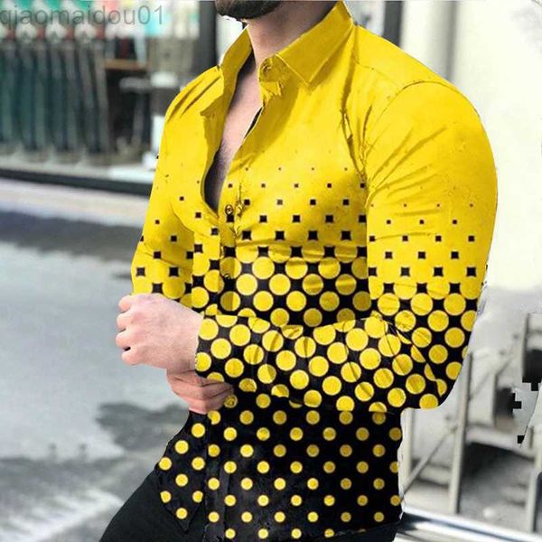 men's casual shirts fall 2021 new men's shirt long sleeve tees gradient color polka dot print shirt extra large single shirt for, White;black
men's casual shirts fall 2021 new men's shirt long sleeve tees gradient color polka dot print shirt extra large single shirt for, White;black