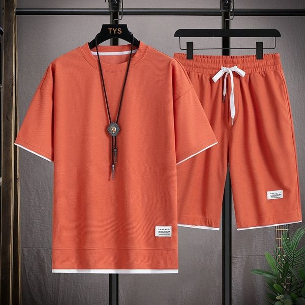 men's tracksuits 2023 summer fashion harajuku versatile art and trend flax split shorts short sleeve tshirt casual sports sets p230720, Gray
men's tracksuits 2023 summer fashion harajuku versatile art and trend flax split shorts short sleeve tshirt casual sports sets p230720, Gray