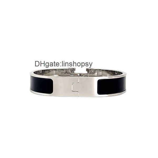 lassic h bracelet designer bangle luxury brand enamel bracelet for men women valentine's day mother' day jewelry holiday gift, Black
lassic h bracelet designer bangle luxury brand enamel bracelet for men women valentine's day mother' day jewelry holiday gift, Black