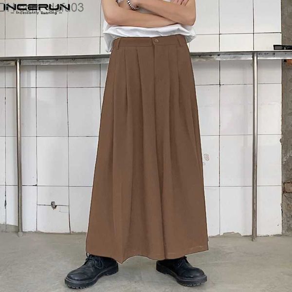 men's pants 2023 men's wide leg pants solid button pleated street clothing casual men's loose relaxed pants s-5xl z230721, Black
men's pants 2023 men's wide leg pants solid button pleated street clothing casual men's loose relaxed pants s-5xl z230721, Black