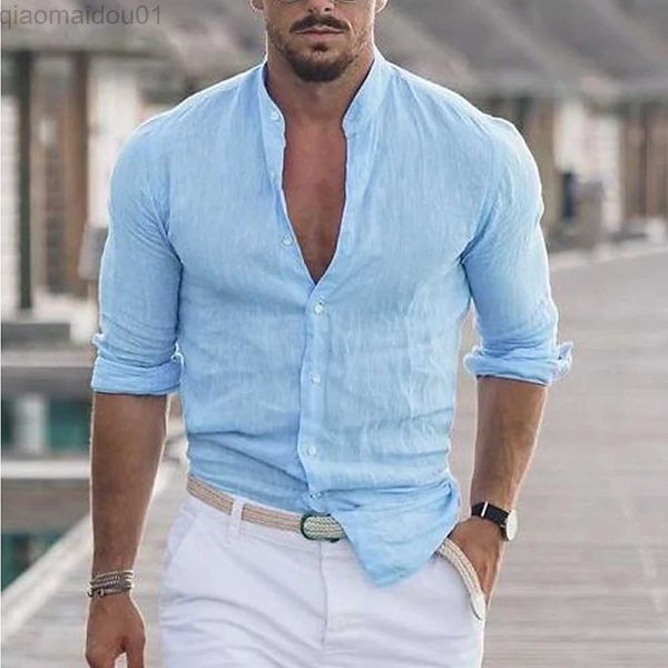 men's casual shirts mens casual blouse cotton linen shirts homme solid long sleeve loose baggy shirts men spring autumn handsome fashi, White;black
men's casual shirts mens casual blouse cotton linen shirts homme solid long sleeve loose baggy shirts men spring autumn handsome fashi, White;black
