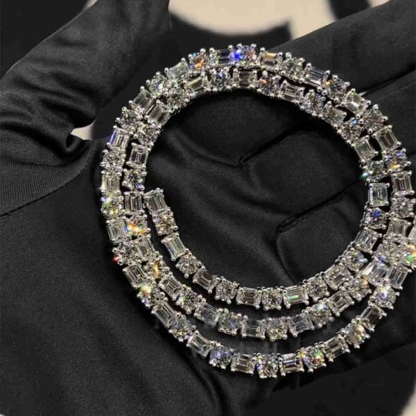 real 925 sterling silver 5mm moissanite tennis chain f color vvs baguette/emerald diamond necklace
real 925 sterling silver 5mm moissanite tennis chain f color vvs baguette/emerald diamond necklace
