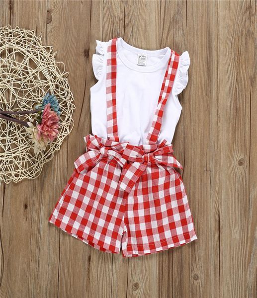 summer baby girl kids clothes set children clothing white vest attice shorts bows rompers 2 pcs sets kids designer clothes gi2038496
summer baby girl kids clothes set children clothing white vest attice shorts bows rompers 2 pcs sets kids designer clothes gi2038496