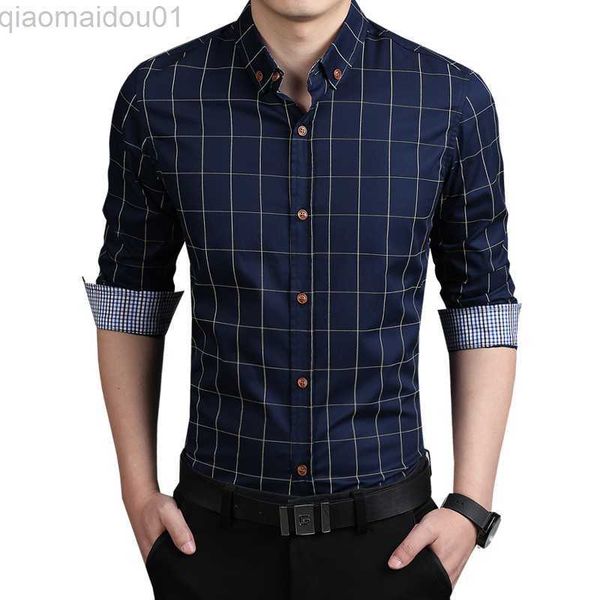 men's casual shirts -5xl 2022 new spring autumn slim fit men plaid shirt long sleeve mens red plaid cotton casual shirt camisas social, White;black
men's casual shirts -5xl 2022 new spring autumn slim fit men plaid shirt long sleeve mens red plaid cotton casual shirt camisas social, White;black