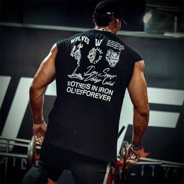 men' tank darc sport summer gym street sleeveless tshirts men workout fitness singlets sports vest 230720, White;black
men' tank darc sport summer gym street sleeveless tshirts men workout fitness singlets sports vest 230720, White;black