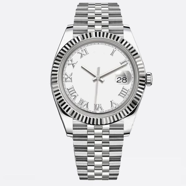 date just movement watches mens watch 31mm36mm41mm mechanical movement 28mm quartz 904 steel chain sapphire mirror waterproof night glow fun, Slivery;brown
date just movement watches mens watch 31mm36mm41mm mechanical movement 28mm quartz 904 steel chain sapphire mirror waterproof night glow fun, Slivery;brown