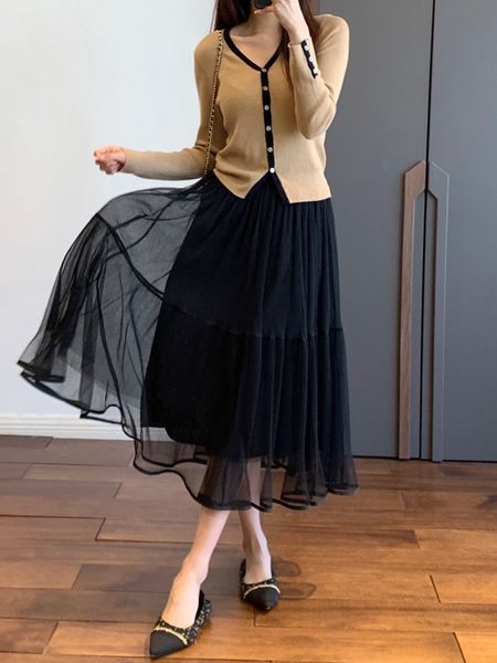 skirt s aline long skirts layered mesh elastic waist tulle summer spring midi c apricot 230720, Black
skirt s aline long skirts layered mesh elastic waist tulle summer spring midi c apricot 230720, Black