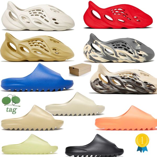 2023 slippers foam runners with box foam runners vermillion mineral blue onyx men slider pantoufle fashion mules slipper ochre bone resin de, Black
2023 slippers foam runners with box foam runners vermillion mineral blue onyx men slider pantoufle fashion mules slipper ochre bone resin de, Black