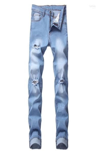 men039s jeans hole slim stretch men ripped bleached full length distresses washed vintage male fashion denim trousers6071120, Blue
men039s jeans hole slim stretch men ripped bleached full length distresses washed vintage male fashion denim trousers6071120, Blue