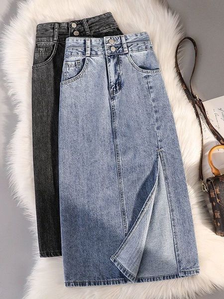 skirts summer high waist large size denim skirt women's allmatching figure flattering side slit a line midlength fashion 230720, Black
skirts summer high waist large size denim skirt women's allmatching figure flattering side slit a line midlength fashion 230720, Black