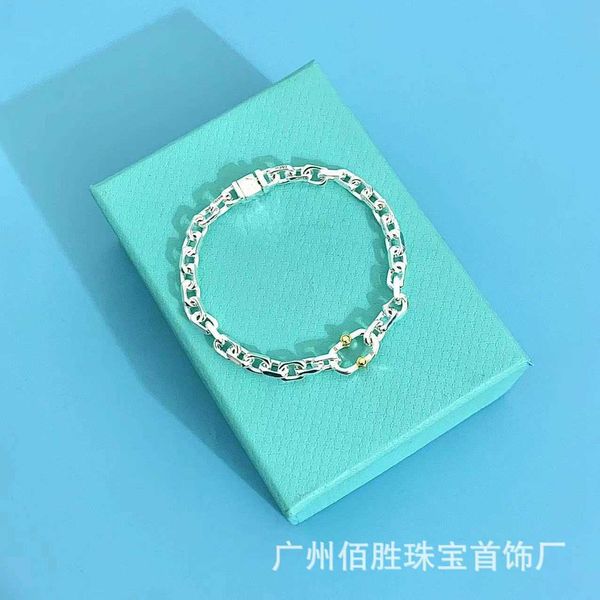 famous brand tiffay's new chain bracelet s925 sterling silver trend men and women's lovers small fashion personality versatile, Black
famous brand tiffay's new chain bracelet s925 sterling silver trend men and women's lovers small fashion personality versatile, Black