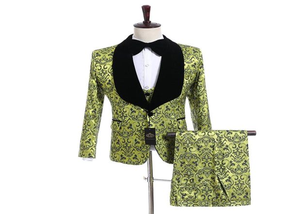 groomsmen greenyellow pattern groom tuxedos shawl black lapel men suits side vent weddingprom man jacketpantsvesttie 1239138, Black;gray
groomsmen greenyellow pattern groom tuxedos shawl black lapel men suits side vent weddingprom man jacketpantsvesttie 1239138, Black;gray