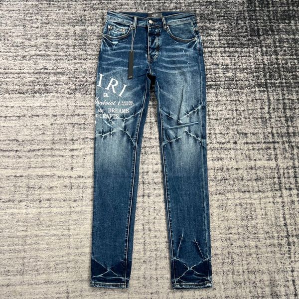 2020 new fashion mens designer hole decoration jeans ~ us size jeans size 30-38 ~ men s designer skinny jeans, Blue
2020 new fashion mens designer hole decoration jeans ~ us size jeans size 30-38 ~ men s designer skinny jeans, Blue