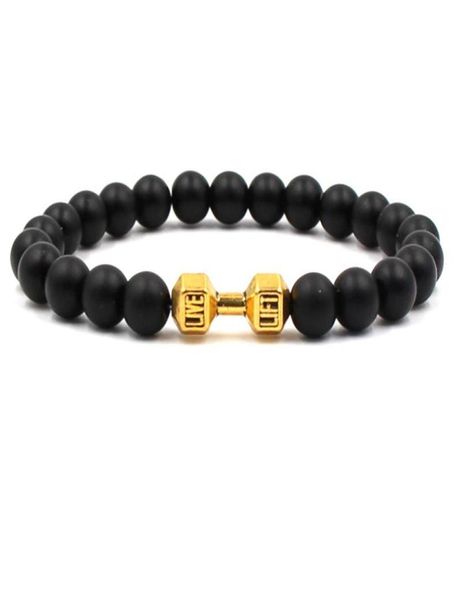 high qutility fashion creative 8mm black matte stone sports dumbbell beaded bracelet charms bracelets men women valentine039s d6997098
high qutility fashion creative 8mm black matte stone sports dumbbell beaded bracelet charms bracelets men women valentine039s d6997098