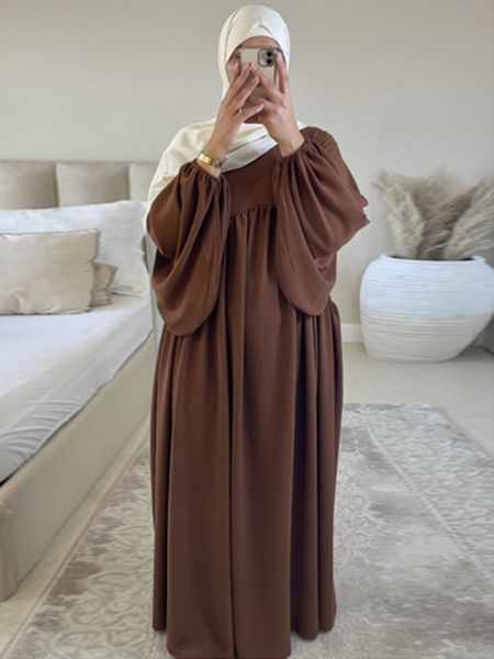 ethnic clothing muslim prayer dress balloon sleeves loose crepe abaya hijab robe islamic clothing dubai turkish modesty jilbab for women ram, Red
ethnic clothing muslim prayer dress balloon sleeves loose crepe abaya hijab robe islamic clothing dubai turkish modesty jilbab for women ram, Red