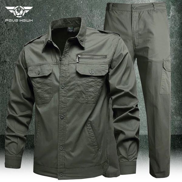 men's tracksuits spring work clothing set men tactics military cotton combat shirts and cargo pants army green causal loose suits summe, Gray
men's tracksuits spring work clothing set men tactics military cotton combat shirts and cargo pants army green causal loose suits summe, Gray