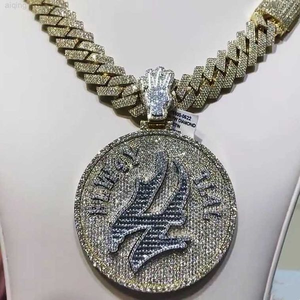 custom pendant moissanite necklace iced out bling diamond vvs hip hop jewelry luxury round plate moissanite pendant, Silver
custom pendant moissanite necklace iced out bling diamond vvs hip hop jewelry luxury round plate moissanite pendant, Silver