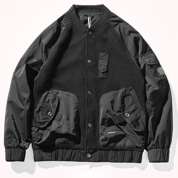 men's jackets fashion autumn and winter contrast young men's coat raglan sleeves slim baseball jacket multi-bag jacket 230721, Black;brown
men's jackets fashion autumn and winter contrast young men's coat raglan sleeves slim baseball jacket multi-bag jacket 230721, Black;brown
