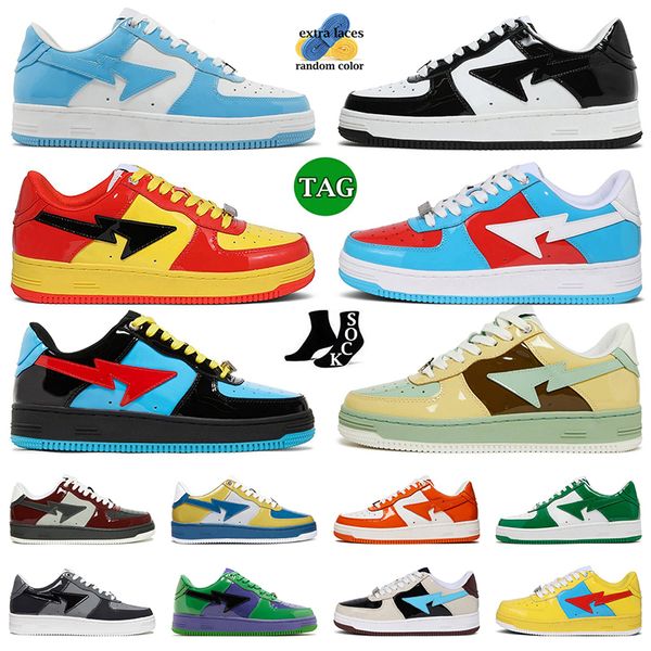designer shoes platform star sneakers sk8 sta patent leather green shark black white plate-forme for fashion men women trainers jogging spor
designer shoes platform star sneakers sk8 sta patent leather green shark black white plate-forme for fashion men women trainers jogging spor