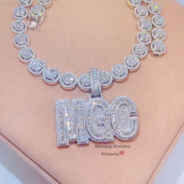 pass diamond tester gra hip hop iced out vvs diamond letter initial name letter diamond pendant necklace, Silver
pass diamond tester gra hip hop iced out vvs diamond letter initial name letter diamond pendant necklace, Silver