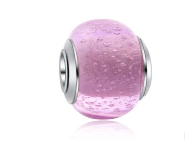 8 colours murano lampwork glass bead 925 stering silver big hole loose beads fit european charms bracelet & necklace diy jewelry1424508, Crystal
8 colours murano lampwork glass bead 925 stering silver big hole loose beads fit european charms bracelet & necklace diy jewelry1424508, Crystal