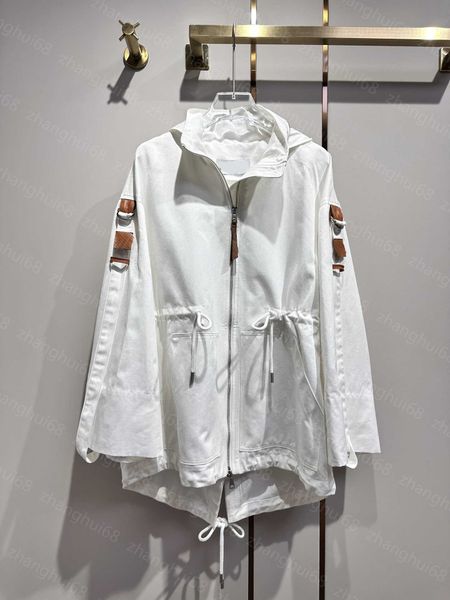 23ss womens designer clothing womens jacket stand-up collar zipper vintage tannin linen drawstring waist trench coat women clothes, Black;brown
23ss womens designer clothing womens jacket stand-up collar zipper vintage tannin linen drawstring waist trench coat women clothes, Black;brown