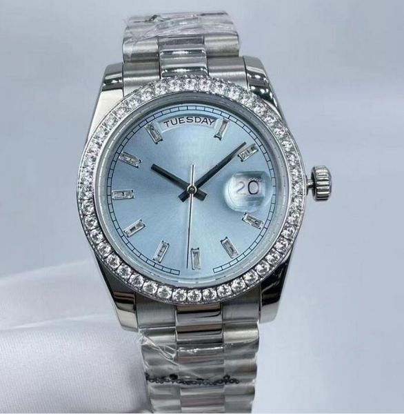 womens watch 36mm movement watch automatic mechanical bezel stainless steel diamond watches day date fashion lady waterproof wristwatch, Slivery;brown
womens watch 36mm movement watch automatic mechanical bezel stainless steel diamond watches day date fashion lady waterproof wristwatch, Slivery;brown