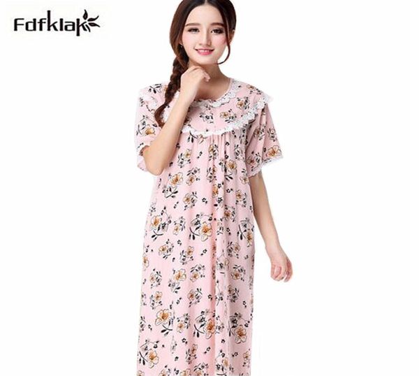 fashion new nightwear women casual loose long nightdress floral print cotton nightgowns female summer sleeping dress8971687, Black;red
fashion new nightwear women casual loose long nightdress floral print cotton nightgowns female summer sleeping dress8971687, Black;red