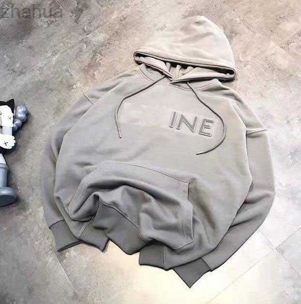 2022 autumn and winter new designer men's women hoodies sweatshirts couple simple steel printed letters casual loose hooded fleece swea, Black
2022 autumn and winter new designer men's women hoodies sweatshirts couple simple steel printed letters casual loose hooded fleece swea, Black