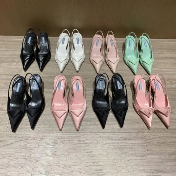 2023 r women high heel sandals woman slides slippers fashion summer ladies office party dress sandal logo box size 35-40, Black
2023 r women high heel sandals woman slides slippers fashion summer ladies office party dress sandal logo box size 35-40, Black