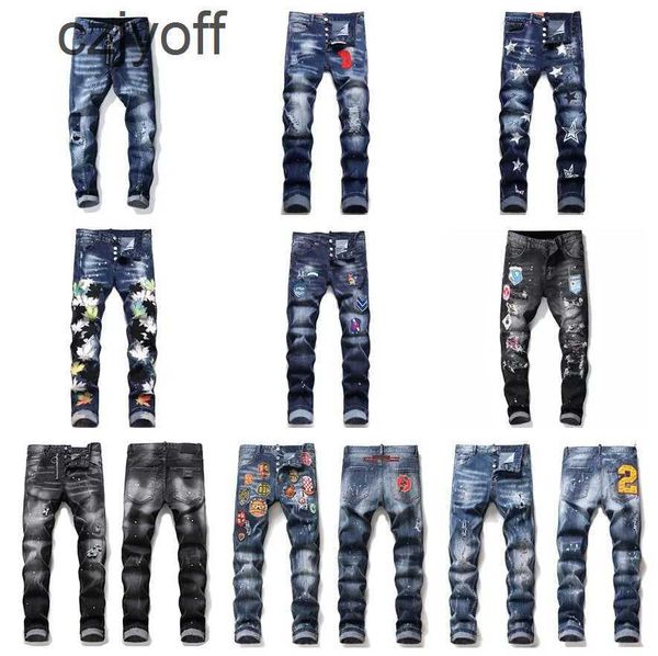men's jeans designer mens jeans pants men badge rips stretch black jean fashion slim fit washed motocycle uomo denim pants hip hop trou, Blue
men's jeans designer mens jeans pants men badge rips stretch black jean fashion slim fit washed motocycle uomo denim pants hip hop trou, Blue