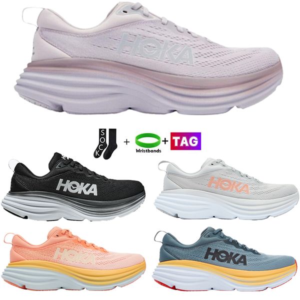 2023 designer hoka bondi 8 running shoes harbor mist lunar rock black white lilac marble shell coral peach parfait men sneakers anthracite c
2023 designer hoka bondi 8 running shoes harbor mist lunar rock black white lilac marble shell coral peach parfait men sneakers anthracite c