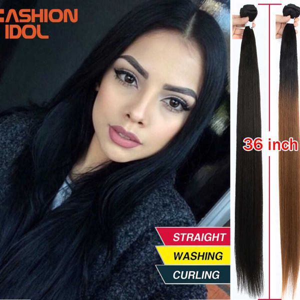 synthetic wigs 36 inch yaki straight hair bundles 120g ombre 613 brown synthetic weave ponytail 230227, Black
synthetic wigs 36 inch yaki straight hair bundles 120g ombre 613 brown synthetic weave ponytail 230227, Black