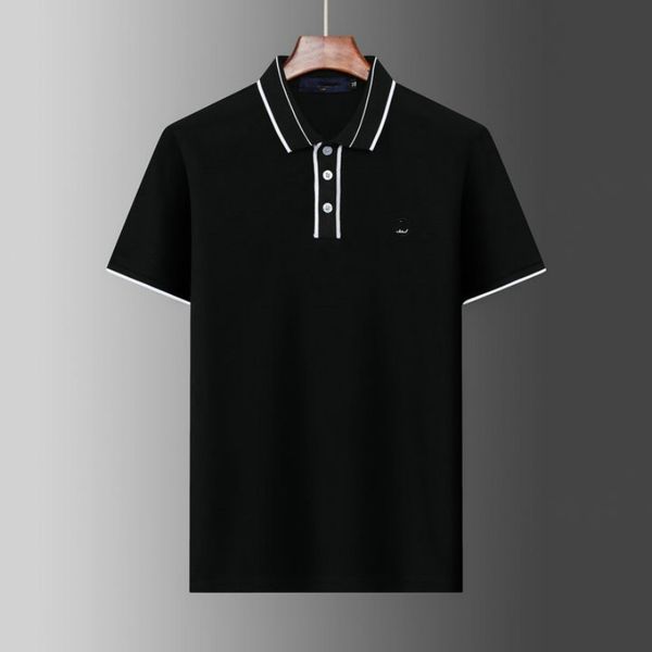 men polo shirt fashion silky pearl floor cotton short-sleeved shirt versatile and classic styles casual business 2023 new designer shirts fo, White;black
men polo shirt fashion silky pearl floor cotton short-sleeved shirt versatile and classic styles casual business 2023 new designer shirts fo, White;black