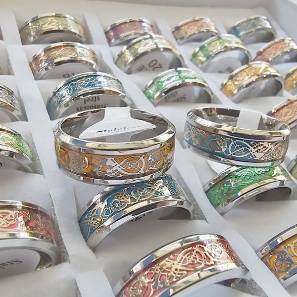 wholesale of 30 vintage dragon rings with dragon texture design for men and women comfortable and cool rings punk style mens gifts jewelry g, Golden;silver
wholesale of 30 vintage dragon rings with dragon texture design for men and women comfortable and cool rings punk style mens gifts jewelry g, Golden;silver
