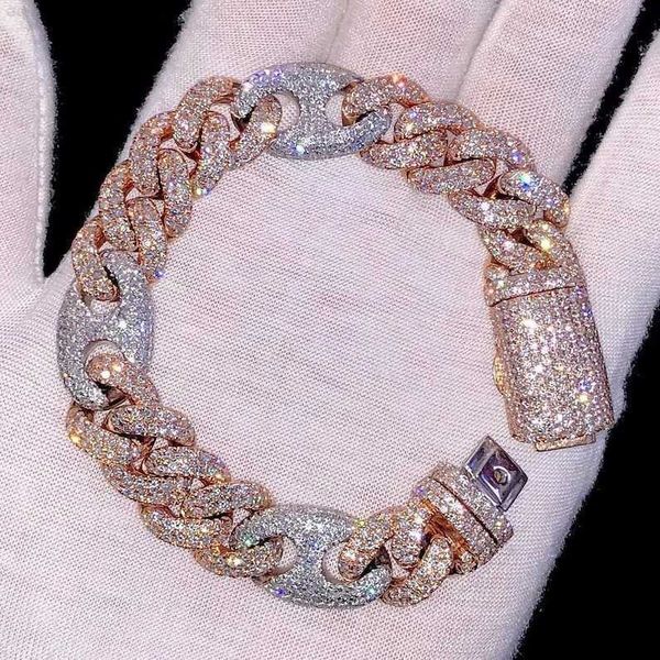 iced out cuban link bracelet 14mm vvs moissanite diamond cuban link bracelet hip hop miami cuban bracelet, Silver
iced out cuban link bracelet 14mm vvs moissanite diamond cuban link bracelet hip hop miami cuban bracelet, Silver