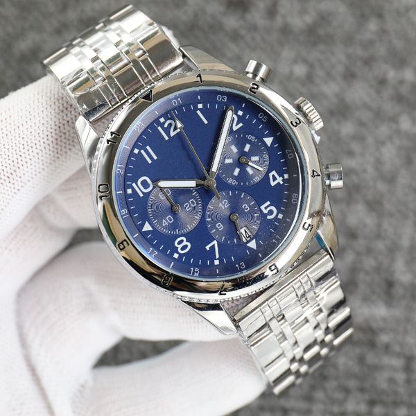 men's watch designer watch fashion luxury automatic watch avi series leather multi-function quartz chronograph movement casual business, Slivery;brown
men's watch designer watch fashion luxury automatic watch avi series leather multi-function quartz chronograph movement casual business, Slivery;brown