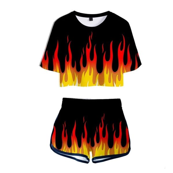 women's t-shirt red and yellow flame t shirt short pants set women y2k fashion summer crop tee tracksuit breathable quick dry sports s, White
women's t-shirt red and yellow flame t shirt short pants set women y2k fashion summer crop tee tracksuit breathable quick dry sports s, White