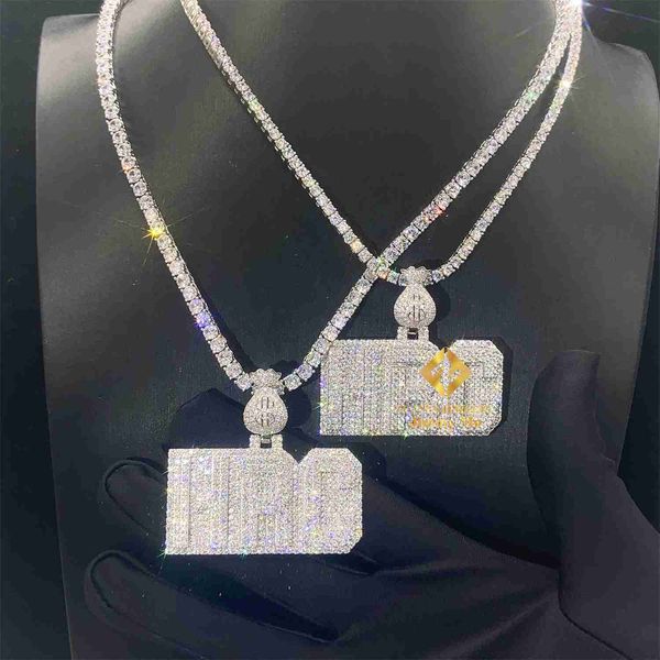 customized 925 silver pass diamond tester iced out hip hop pendant vvs moissanite double layered letter pendant necklace
customized 925 silver pass diamond tester iced out hip hop pendant vvs moissanite double layered letter pendant necklace