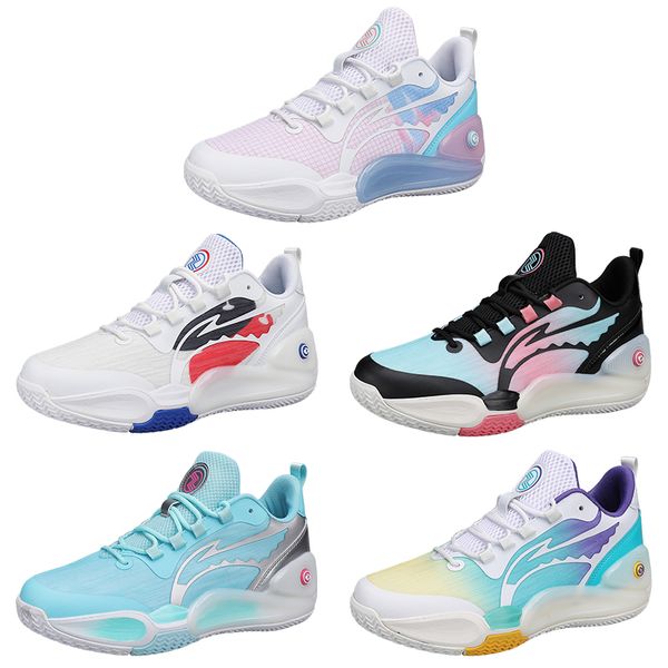 2023 multi color basketball shoes high increasing men women purple black yellow pink blue trainers outdoor sports color5
2023 multi color basketball shoes high increasing men women purple black yellow pink blue trainers outdoor sports color5
