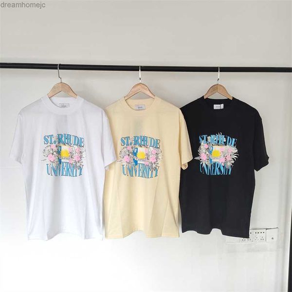 2023 rhude floral pattern t-shirt men women harajuku vintage summer style t shirt rhude tee men clothing, White
2023 rhude floral pattern t-shirt men women harajuku vintage summer style t shirt rhude tee men clothing, White