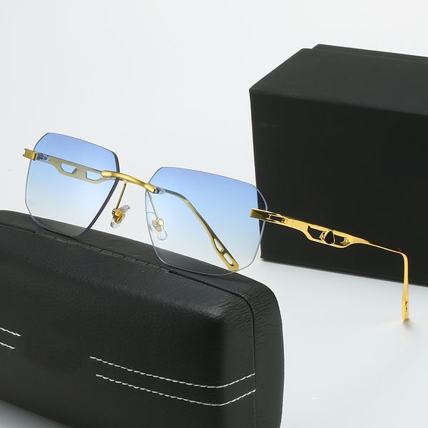 optical frame rectangular sunglasses rimless designer sun glasses womens mens metal hollow mirror leg design business affairs intellectualit, White;black
optical frame rectangular sunglasses rimless designer sun glasses womens mens metal hollow mirror leg design business affairs intellectualit, White;black