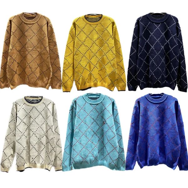 women sweaters 23fw mens woman knit crow neck sweatshirts fashion letter black long sleeve clothes pullover oversized blue 6 colors di_girl, White;black
women sweaters 23fw mens woman knit crow neck sweatshirts fashion letter black long sleeve clothes pullover oversized blue 6 colors di_girl, White;black