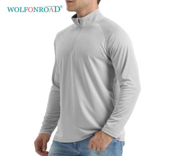 outdoor tshirts wolfonroad upf50 men039s sunuv protection tshirt fishing performance 14 zip collar swim long sleeve uv tee 2933497, Gray;blue
outdoor tshirts wolfonroad upf50 men039s sunuv protection tshirt fishing performance 14 zip collar swim long sleeve uv tee 2933497, Gray;blue