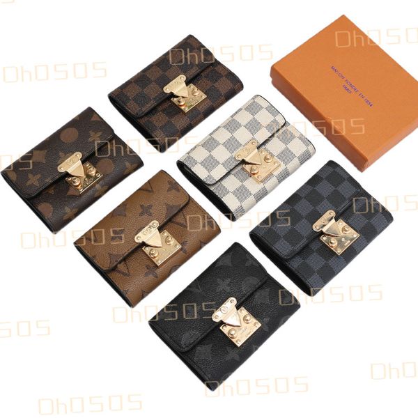 classic fashion original designer wallet card holder purse metal button french print chessboard grid genuine leather small coin purses luxur, Red;black
classic fashion original designer wallet card holder purse metal button french print chessboard grid genuine leather small coin purses luxur, Red;black