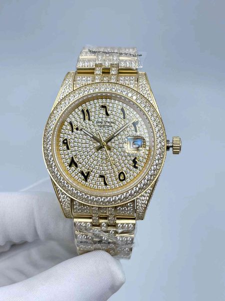 mens watch full diamond automatic mechanical designer stainless steel strap man watches sports waterproof montre luxe wristwatches for men, Slivery;golden
mens watch full diamond automatic mechanical designer stainless steel strap man watches sports waterproof montre luxe wristwatches for men, Slivery;golden
