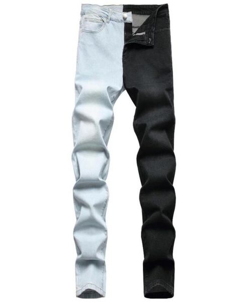 men039s jeans european american style for men fashion stitching twocolor trend stretch locomotive folds streetwear male denim 5451848, Blue
men039s jeans european american style for men fashion stitching twocolor trend stretch locomotive folds streetwear male denim 5451848, Blue