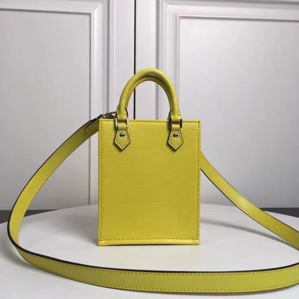 m69441 new women's luxury cowhide water ripple handbag shoulder bag