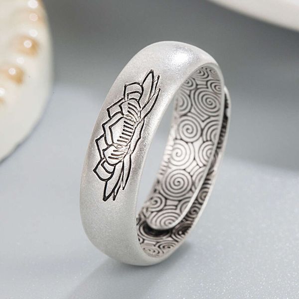 lotus ring opening xiangyun index finger ring personalized fashion simple luxury ring designer, Silver
lotus ring opening xiangyun index finger ring personalized fashion simple luxury ring designer, Silver
